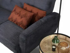OZAIA Huistextiel-Set Van 2 Kussens 100% Katoen Met Franjes Bonel - 30 X 50 Cm - Terracotta