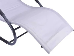 MYLIA Ligstoel-Set Van 2 Ligstoelen - Lichtgrijs - Lombok Van