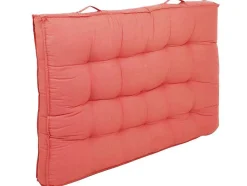 OZAIA Tuindecoratie-Set Van 1 Matras + 2 Katoenen Paletkussens - Koraal - Baila