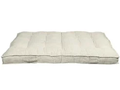 OZAIA Huistextiel-Set Van 1 Matras + 2 Palletkussens Van Ribfluweel - Beige - Baila