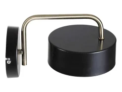 OZAIA Wandlamp-Set Van 2 Metalen Wandlampen In Vintage Stijl - L24 X H14,5 Cm - Zwart En Goudkleurig - Otilie