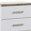 Vente-unique Kindermeubel-Set Van 2 Nachtkastjes Met 2 Lades - Wit En Naturel - Skaido
