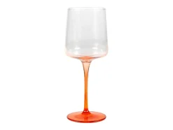 OZAIA Tafelservies-Set Van 6 Oranje Wijnglazen Op Voet 27 Cl - D. 9,5 X H.13Cm - Coraly