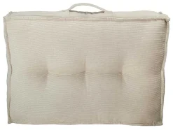 OZAIA Huistextiel-Set Van 2 Palletkussens Van Ribfluweel - L60 X D40 Cm - Beige - Baila