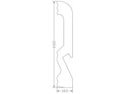 Vente-unique Plint-Set Van 3 Plinten Van Polystyreen L290 X H10 Cm Wit - Coreo