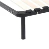 Vente-unique Bedbodem-Set Van 6 Poten Voor Een Lattenbodem - Zwart
