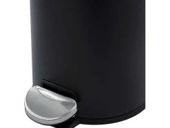 OZAIA Keukenaccessoire En -Opbergruimte-Set Van 2 Roestvrijstalen Pedaalemmers Pira - 30L En 3L - Zwart En Koper