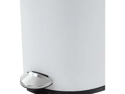 OZAIA Keukenaccessoire En -Opbergruimte-Set Van 2 Roestvrijstalen Pedaalemmers Pira - 30L En 3L - Wit En Goudkleurig