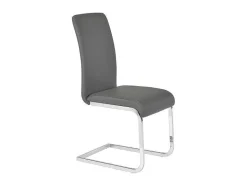 Vente-unique Stoel-Set Van 4 Stoelen Lirica - Grijs Kunstleer