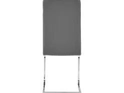 Vente-unique Stoel-Set Van 4 Stoelen Lirica - Grijs Kunstleer