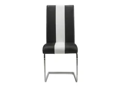 Vente-unique Stoel-Set Van 4 Stoelen Trinity Van Kunstleer - Zwart En Wit - Van Pascal Morabito