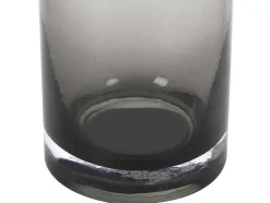 OZAIA Decoratieobject Voor Binnen-Set Van 2 Vazen Van Getint Glas - D25 X H30 Cm - Glas - Gerookt Grijs - Valoit