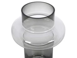 OZAIA Decoratieobject Voor Binnen-Set Van 2 Vazen Van Getint Glas - D25 X H30 Cm - Glas - Gerookt Grijs - Valoit