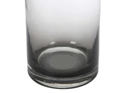 OZAIA Decoratieobject Voor Binnen-Set Van 2 Vazen Van Getint Glas - D25 X H30 Cm - Glas - Gerookt Grijs - Valoit