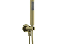 Shower & Design Douchekolom-Set Van Inbouwdouche Met Mechanische Mengkraan - Goud Met Geborstelde Afwerking - Tamise