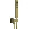 Shower & Design Douchekolom-Set Van Inbouwdouche Met Mechanische Mengkraan - Goud Met Satijnafwerking - Tocantis