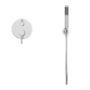 Shower & Design Douchekolom-Set Van Inbouwdouche Met Mechanische Mengkraan - Geborsteld Nikkelkleurig - Tamise