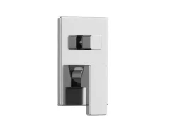 Shower & Design Douchekolom-Set Van Inbouwdouche Met Mechanische Mengkraan - Geborsteld Nikkelkleurig - Tocantis