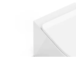 Vente-unique Hangend Toilet-Set Voor Glanzend Witte Hang-Wc Met Voorwandsysteem En Bedieningsplaat - Javoine