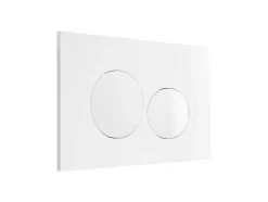Vente-unique Hangend Toilet-Set Voor Hang-Wc Van Wit Keramiek Met Voorwandsysteem En Bedieningsplaat - Huro Ii