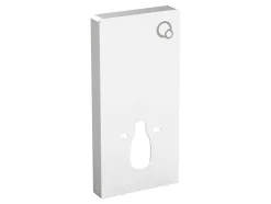 Vente-unique Hangend Toilet-Set Voor Hang-Wc Van Wit Keramiek Met Decoratief Voorwandsysteem - Huro Ii