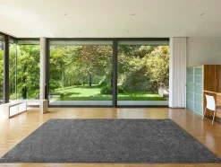 OZAIA Tapijt Hoogpolig-Shaggy Hoogpolig Tapijt - 160 X 230 Cm - Antraciet - Milinio