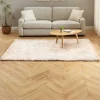 OZAIA Woonkamertapijt-Shaggy Langpolig, Zacht Vloerkleed - 160 X 230 Cm - Beige - Dolce