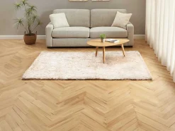 OZAIA Woonkamertapijt-Shaggy Langpolig, Zacht Vloerkleed - 200 X 290 Cm - Beige - Dolce