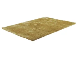 OZAIA Tapijt Hoogpolig-Shaggy Tapijt Glitter - 160 X 230 Cm - Goudkleurig