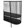 Vente-unique Sidetable-Sidetable Alexia - Metaal - 2 Planken - Zwart