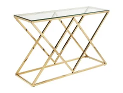 PASCAL MORABITO Sidetable-Sidetable Charlotte - Gehard Glas En Staal - Goudkleurig - Van