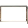 PASCAL MORABITO Sidetable-Sidetable Clotilde - Gehard Glas En Staal - Koperkleurig - Van