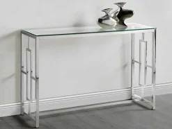PASCAL MORABITO Sidetable-Sidetable Clotilde - Gehard Glas En Staal - Koperkleurig - Van