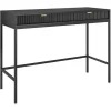 PASCAL MORABITO Sidetable-Sidetable Met 2 Lades - Zwart - Liouba - Van