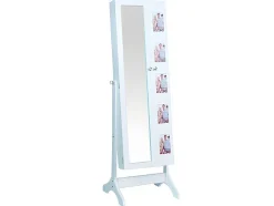 OZAIA Spiegel-Sieradenkast Met Spiegel En Fotolijstjes Polina - H142 Cm