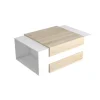 Homemania Salontafel-Simon Koffietafel, Wit, Sonoma, 100X60X35 Cm, Epikasa
