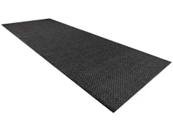 RugsX Tapijt Voor Buiten-Sisal Tapijt, Loper Timo 0000 Buitenshuis Zwart 70X300 Cm