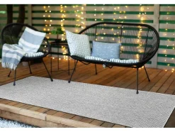 RugsX Tapijt Voor Buiten-Sisal Tapijt, Loper Timo 6272 Buitenshuis Grijskleuring 70X300 Cm