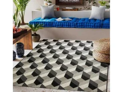 RugsX Klein Tapijt-Sisal Tapijt Sisal Flat 48624/690 Blokjes 3D 120X170 Cm