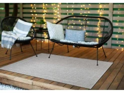 RugsX Tapijt Voor Buiten-Sisal Tapijt Timo 5979 Buitenshuis Kader Grijskleuring 180X270 Cm