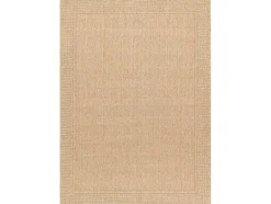 RugsX Tapijt Voor Buiten-Sisal Tapijt Timo 5979 Buitenshuis Kader Donker Beige 180X270 Cm