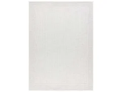 RugsX Tapijt Voor Buiten-Sisal Tapijt Timo 5979 Buitenshuis Kader Wit 140X190 Cm