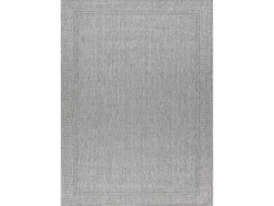 RugsX Tapijt Voor Buiten-Sisal Tapijt Timo 5979 Buitenshuis Kader Grijskleuring 240X330 Cm