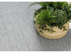 RugsX Tapijt Voor Buiten-Sisal Tapijt Timo 5979 Buitenshuis Kader Grijskleuring 240X330 Cm