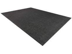 RugsX Tapijt Voor Buiten-Sisal Tapijt Timo 0000 Buitenshuis Zwart 120X170 Cm