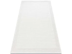 RugsX Tapijt Voor Buiten-Sisal Tapijt Timo 5979 Buitenshuis Kader Wit 180X270 Cm
