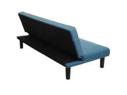 Vente-unique Klik-Klak En Bz Slaapbank-Slaapbank Mcw-J17, Turquoise-Blauw