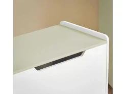 Sobuy Babymeubel-Houten Kinderspeelgoedkist, Speelgoedkist Met Klapdeksel, Speelgoedorganizer Voor Kinderkamer Met 1 Open Vak 60 X 34 X 57 Cm, Kmb91-Gr