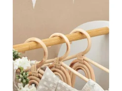 Sobuy Kleine Opberger En Slaapkameraccessoire-Kmb40-W Kinderkledingkast, Kinderslaapkamer Kledingrek, Kinderkledingrek, Kledingroedes, Kapstok, Kledingkasten Met 3 Planken, 1 Mand En 3 Haken