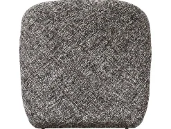 Vente-unique Fauteuil Met Holle Rugleuning-Sofia Fauteuil Donker Bruin Gemengd.